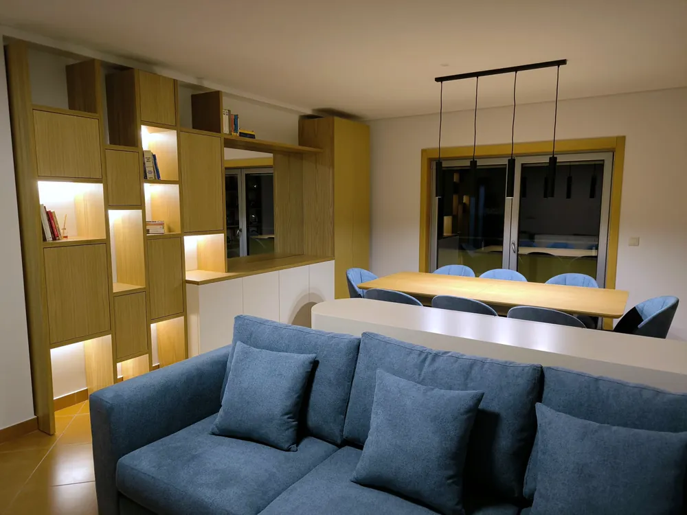 Projeto Alijó, sala e sala de jantar